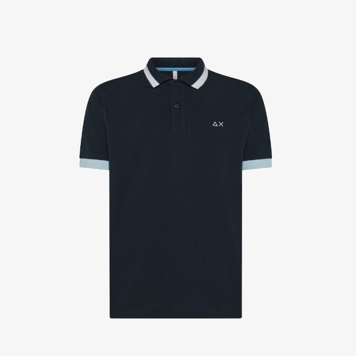 SUN68
POLO BIG STRIPES ON COLLAR S/S A35112