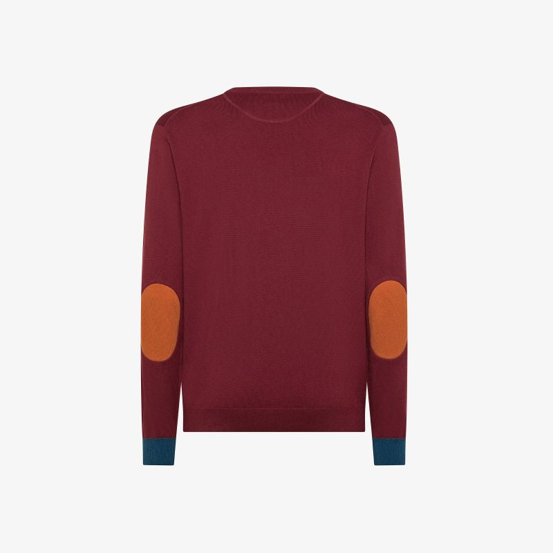 SUN68
MAGLIA IN LANA E COTONE CON PATCH K45143