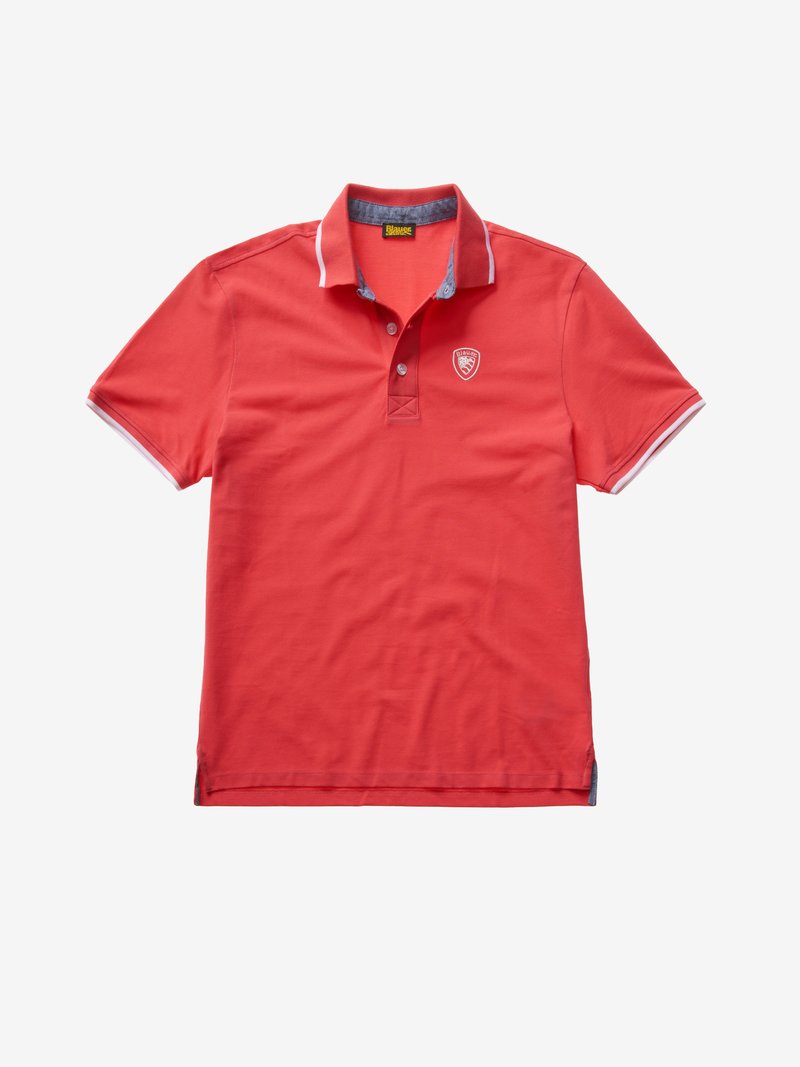 BLAUER
POLO CON INSERTI IN CHAMBRAY 24SBLUT02205 006817