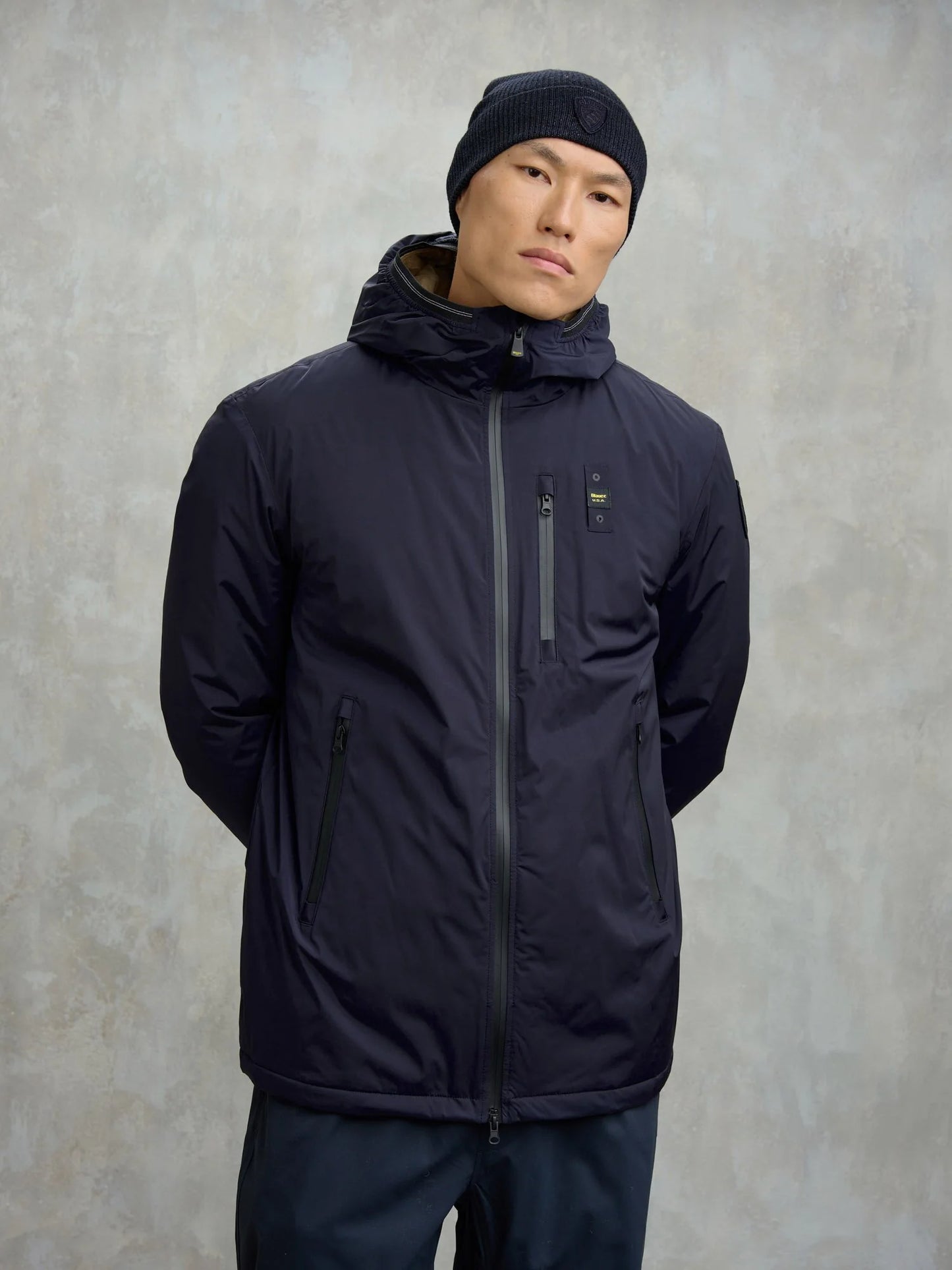 BLAUER
GIUBBETTO NASTRATO CON PELLICCIA ECO JARVIS 25WBLUK11139 007110