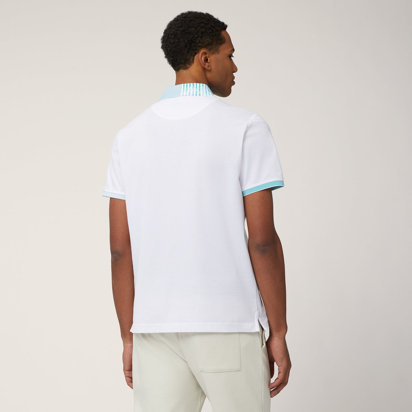 HARMONT&BLAINE
POLO IN COTONE A DOPPIA STAMPA LRN375 021215.