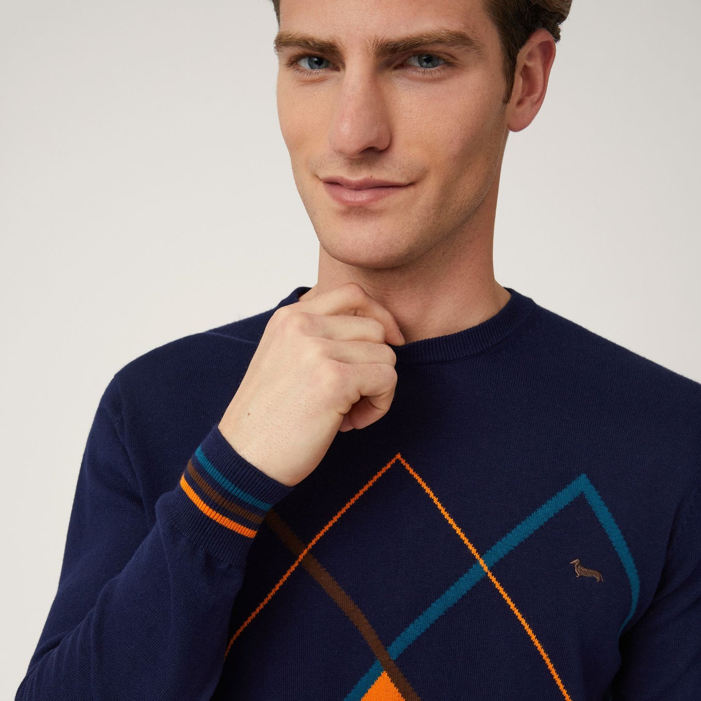 HARMONT&BLAINE
PULLOVER CON MOTIVO ARGYLE HRM659 030788.