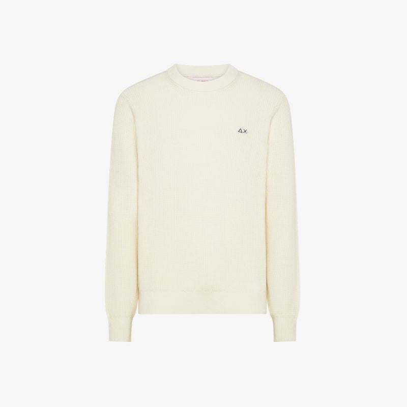 SUN68
MAGLIA GIROCOLLO IN LANA E CASHMERE A COSTE K45133