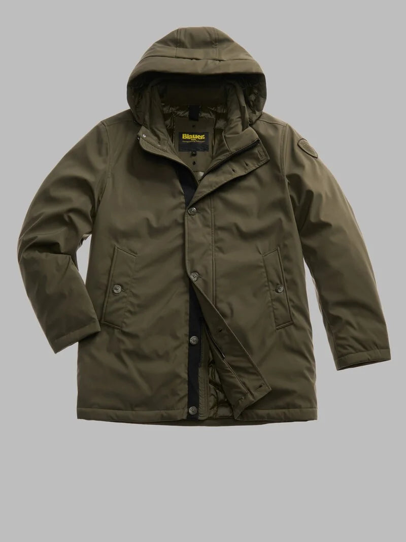 BLAUER
PARKA CON CAPPUCCIO REMOVIBILE CHESTER 25WBLUK03142 005480
