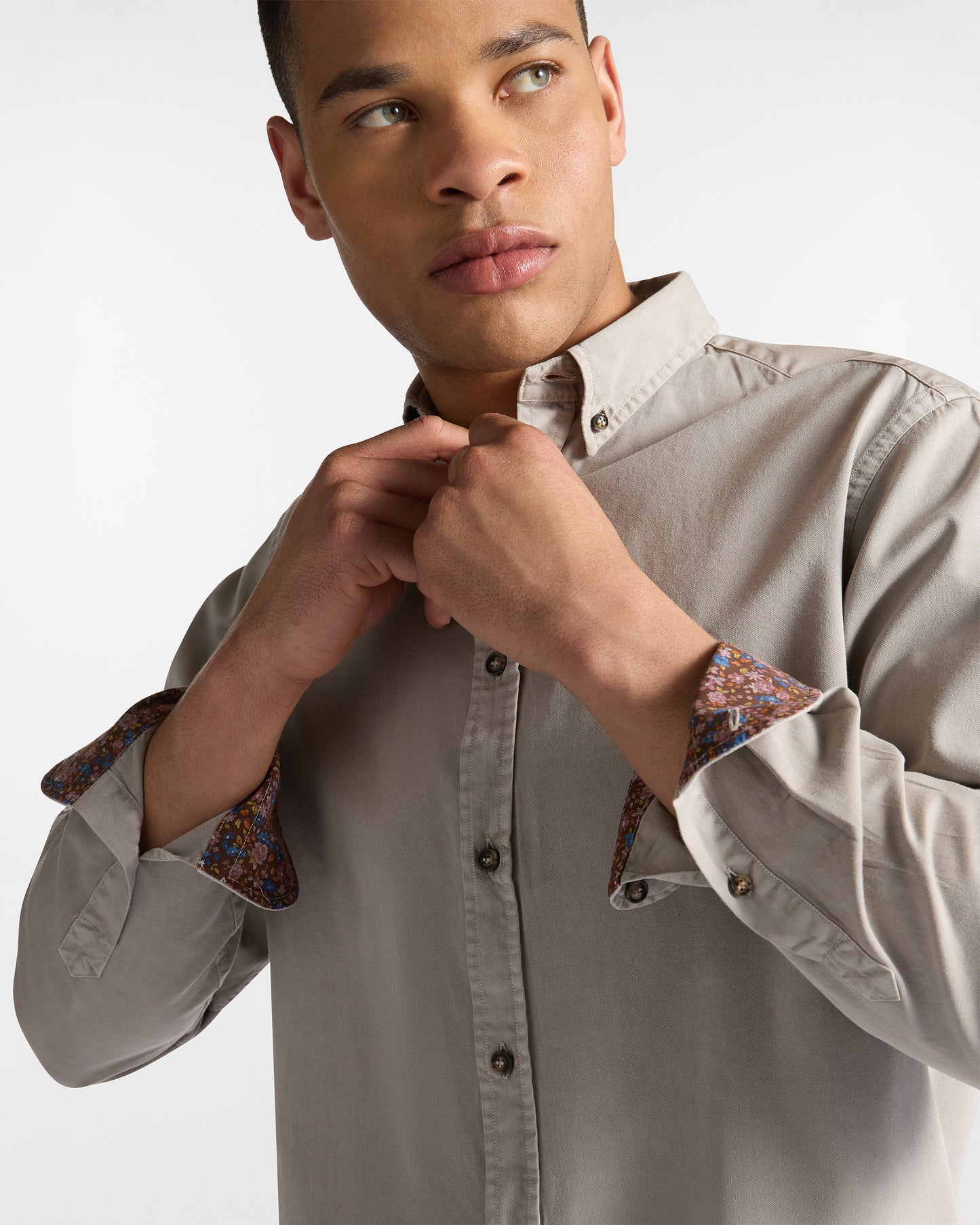 HARMONT&BLAINE
CAMICIA IN GABARDINE CAPSULE EARTH DYE CRP011 013607M