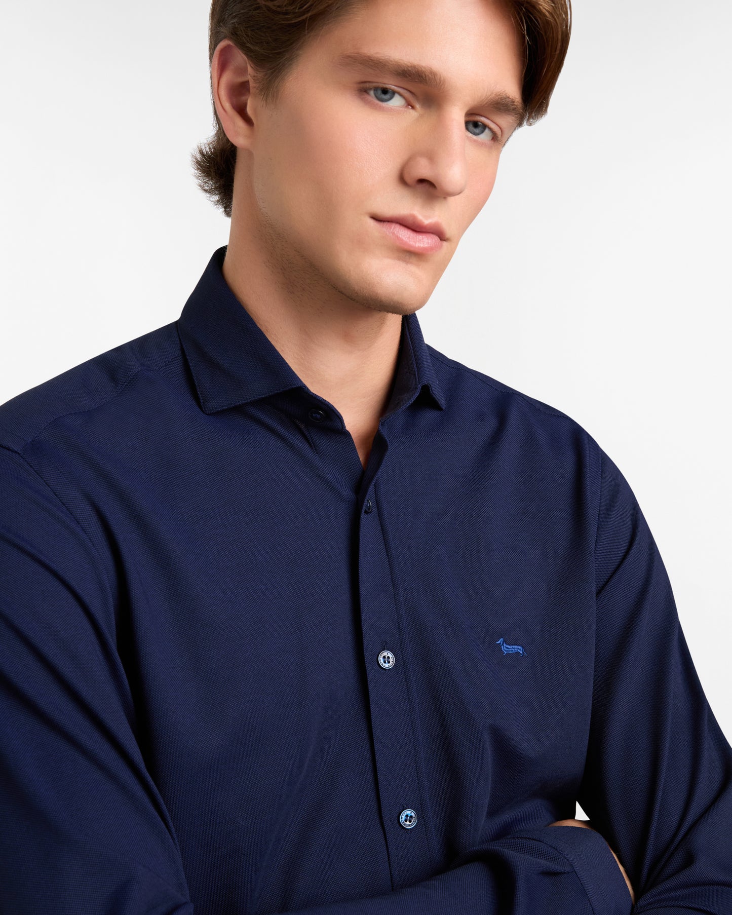 HARMONT&BLAINE
CAMICIA IN JERSEY TINTA UNITA CNP001 013471I