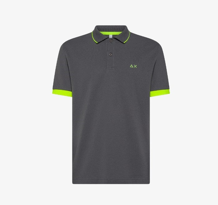 SUN68
POLO SMALL STRIPES FLUO S/S A35120