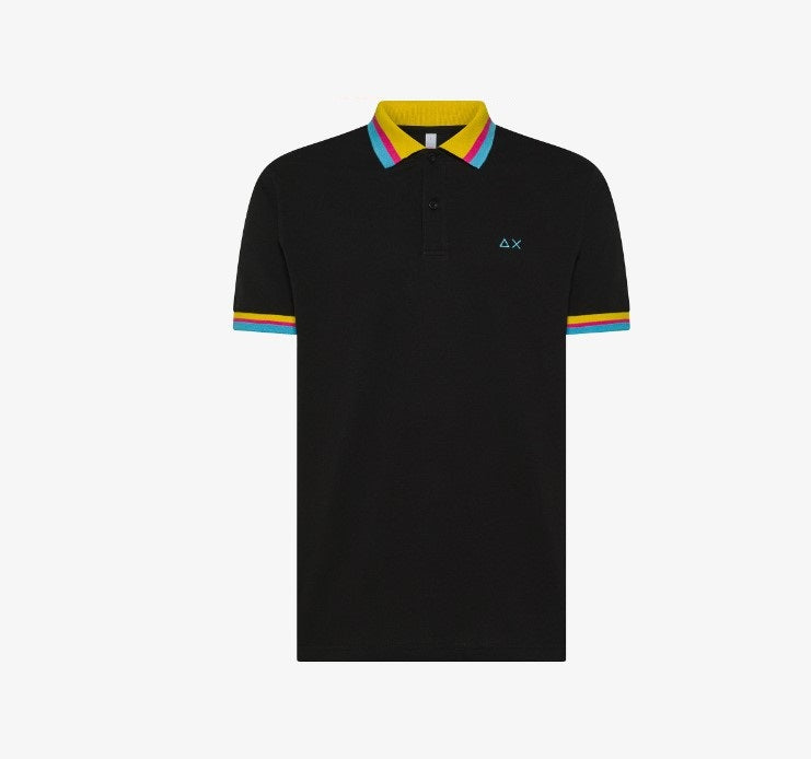 SUN68
POLO COLLAR MULTISTRIPES S/S A35117