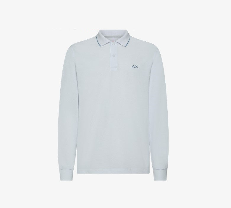 SUN68
POLO SMALL STRIPES ON COLLAR L/S A35111