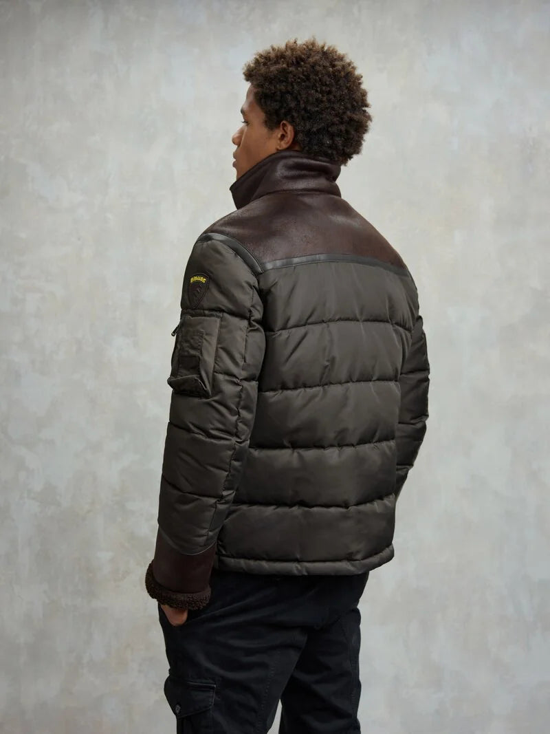 BLAUER
GIUBBETTO NYLON E MONTONE ECO ORGAN 25WBLUC02028 007280