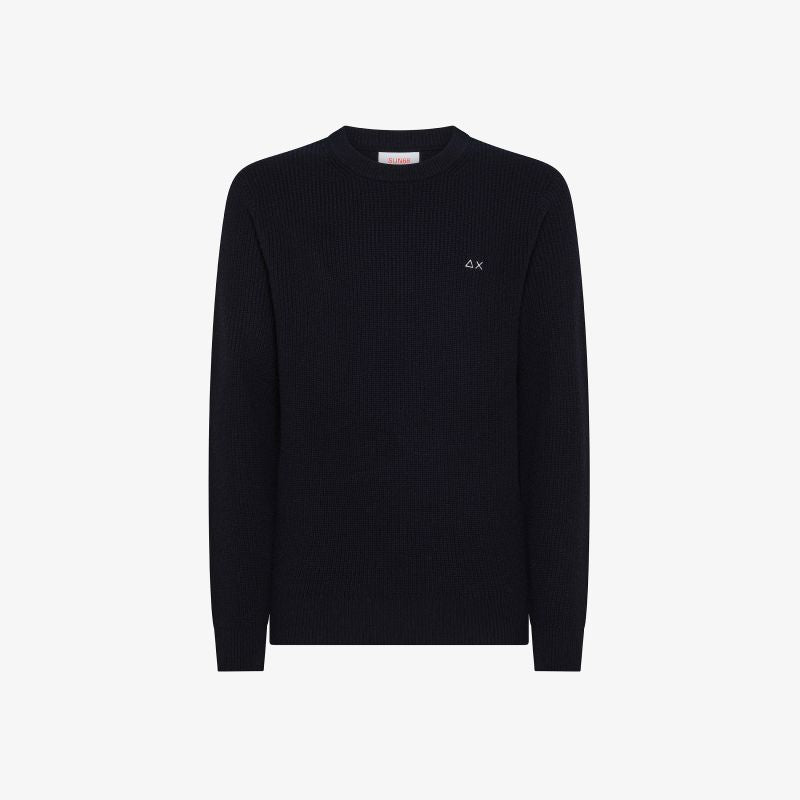 SUN68
MAGLIA GIROCOLLO IN LANA E CASHMERE A COSTE K45133