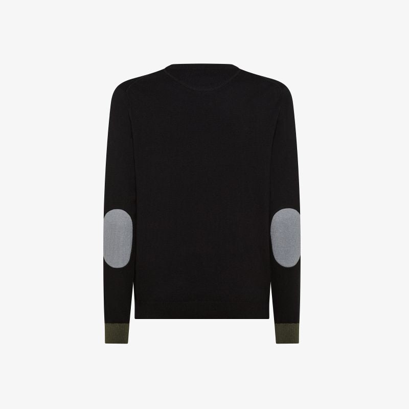 SUN68
MAGLIA IN LANA E COTONE CON PATCH K45143