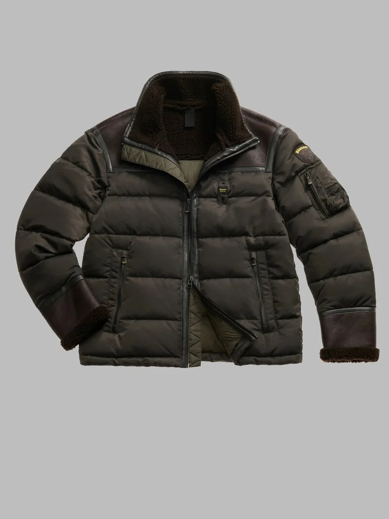 BLAUER
GIUBBETTO NYLON E MONTONE ECO ORGAN 25WBLUC02028 007280