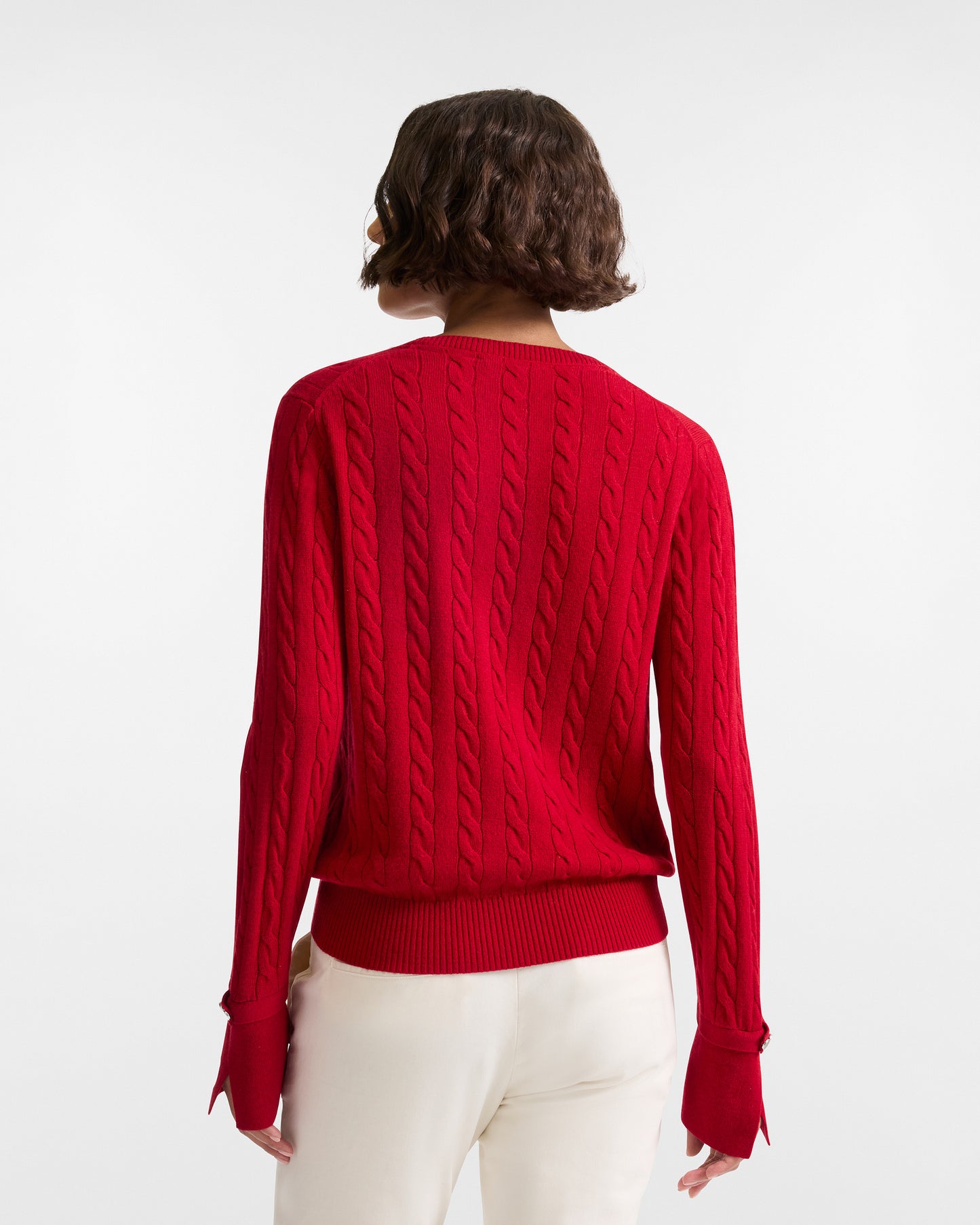 HARMONT&BLAINE
PULLOVER SCOLLO A V CON TRECCE H0PD50 031098