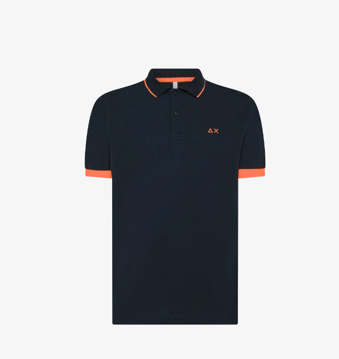 SUN68
POLO SMALL STRIPES FLUO S/S A35120