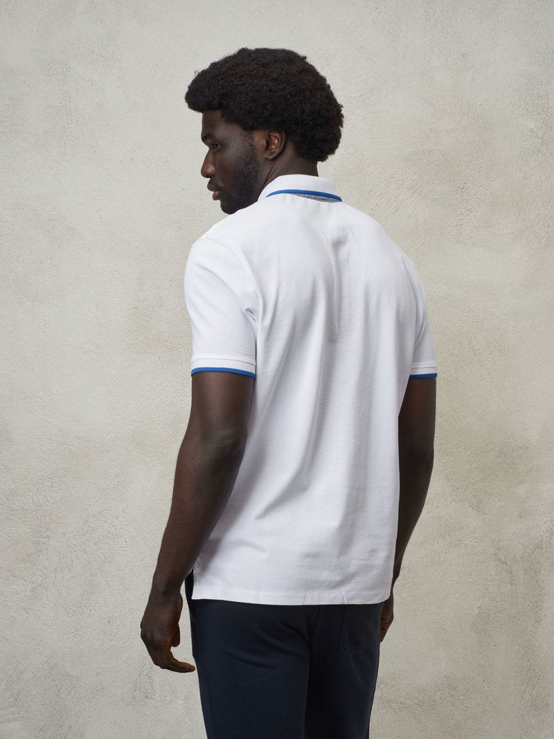 BLAUER
POLO CON INSERTI IN CHAMBRAY 24SBLUT02205 006817