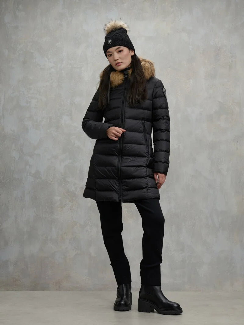 BLAUER
PIUMINO LUNGO CON PELLICCIA KRISTIN 25WBLDK03103 006047