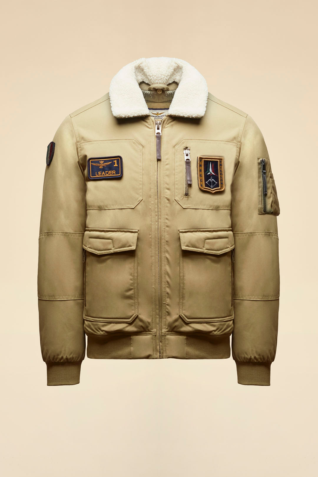 AERONAUTICA MILITARE
ICONICA GIACCA PILOT COLLO REMOVIBILE AB3024UCT03151