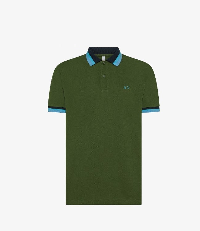 SUN68
POLO COLLAR MULTISTRIPES S/S A35117