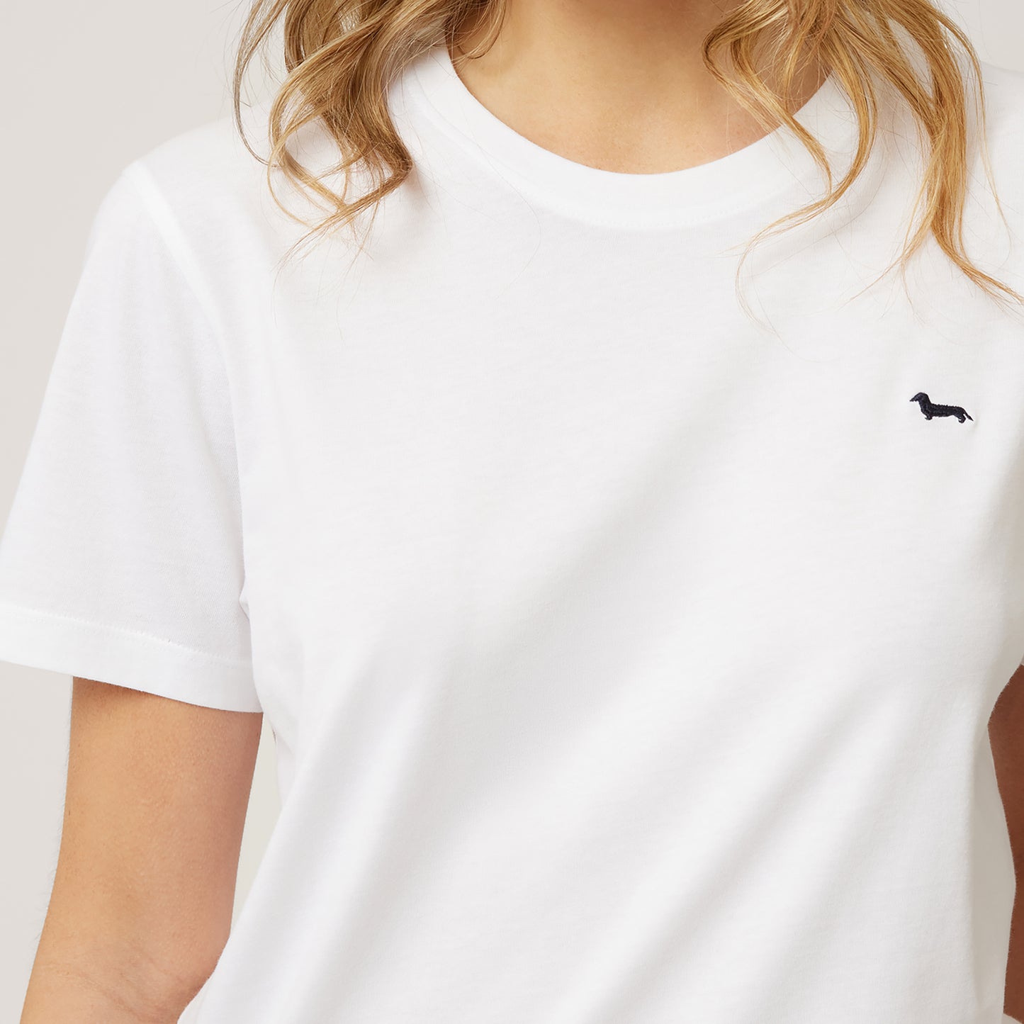 HARMONT&BLAINE
T-SHIRT CON RICAMO BASSOTTO I0ND92 021055