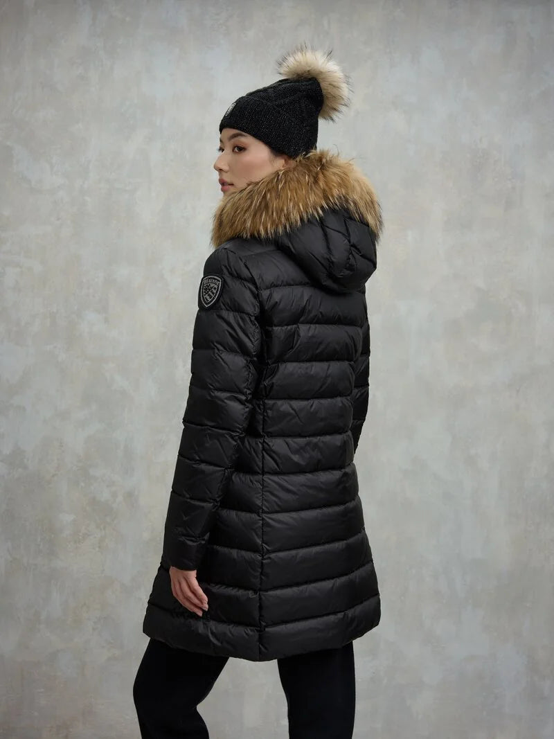 BLAUER
PIUMINO LUNGO CON PELLICCIA KRISTIN 25WBLDK03103 006047