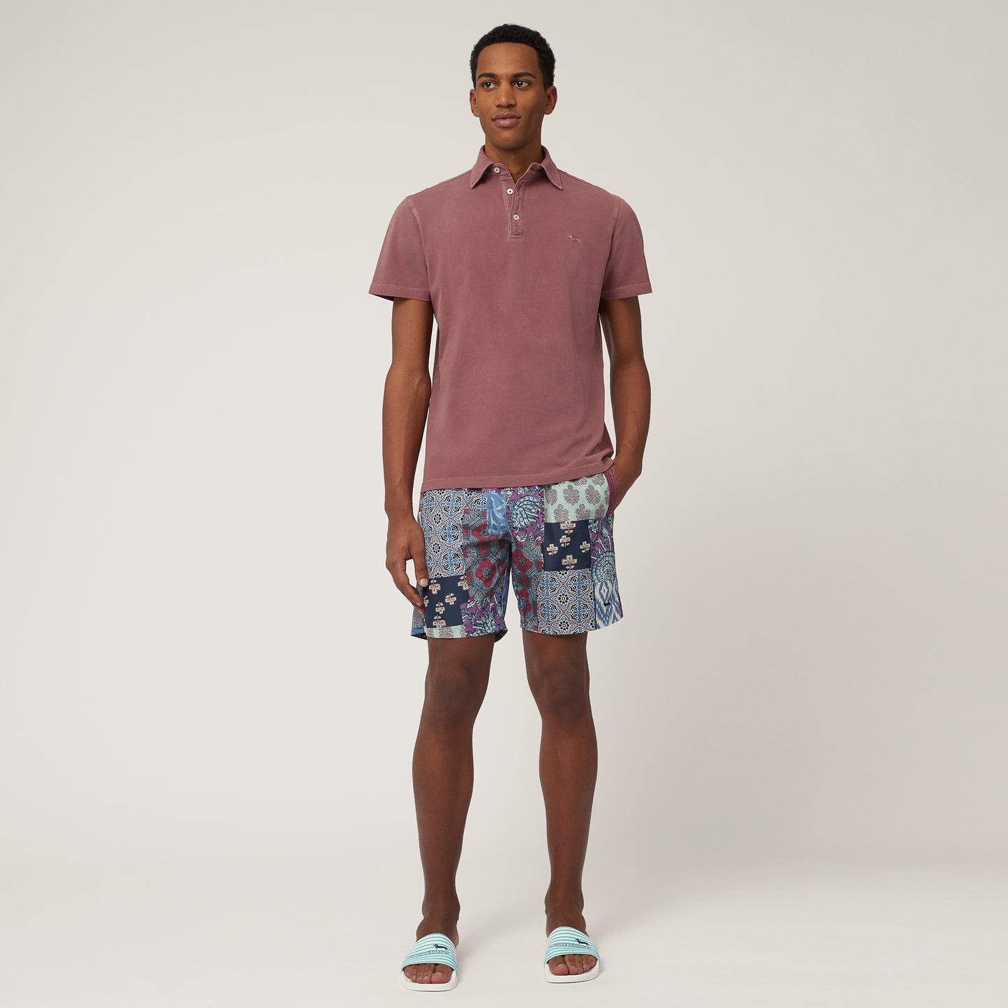 HARMONT&BLAINE
POLO IN COTONE TINTO IN CAPO LRN415 021802