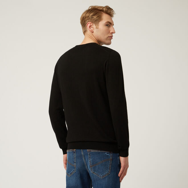 HARMONT&BLAINE
MAGLIA ESSENTIALS IN COTONE E CASHMERE HR1249 N30744