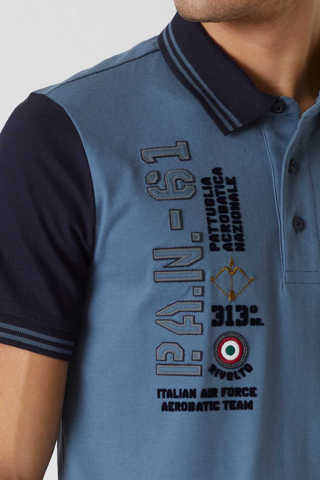 AERONAUTICA MILITARE
POLO PAN CON STAMPA SUL SOTTO COLLO 231PO1686P173