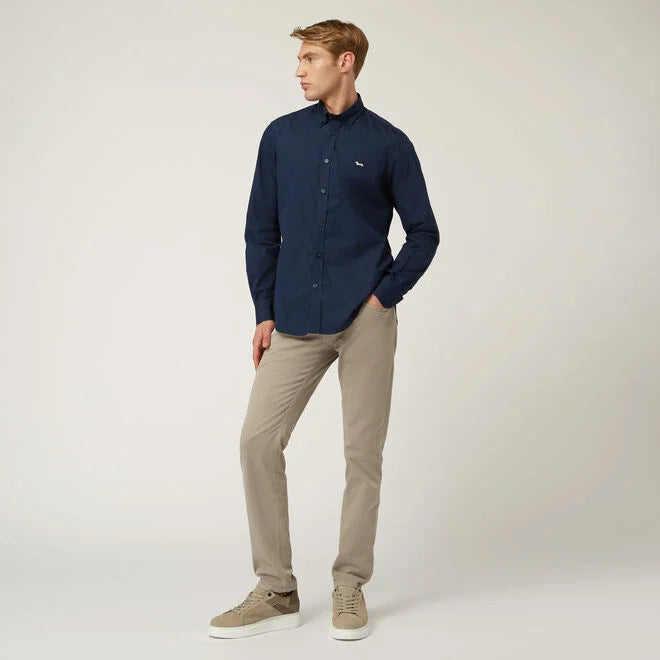 HARMONT&BLAINE
CAMICIA ESSENTIALS IN COTONE TINTA UNITA CR1043 N11759M