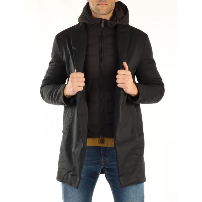CIESSE PIUMINI
ALEX - GIACCONE IN SOFTSHELL CON CAPPUCCIO IN VERA PIUMA 224CPMC31560 P0125E