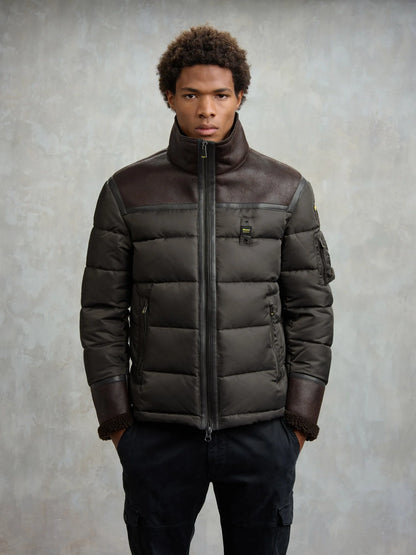 BLAUER
GIUBBETTO NYLON E MONTONE ECO ORGAN 25WBLUC02028 007280