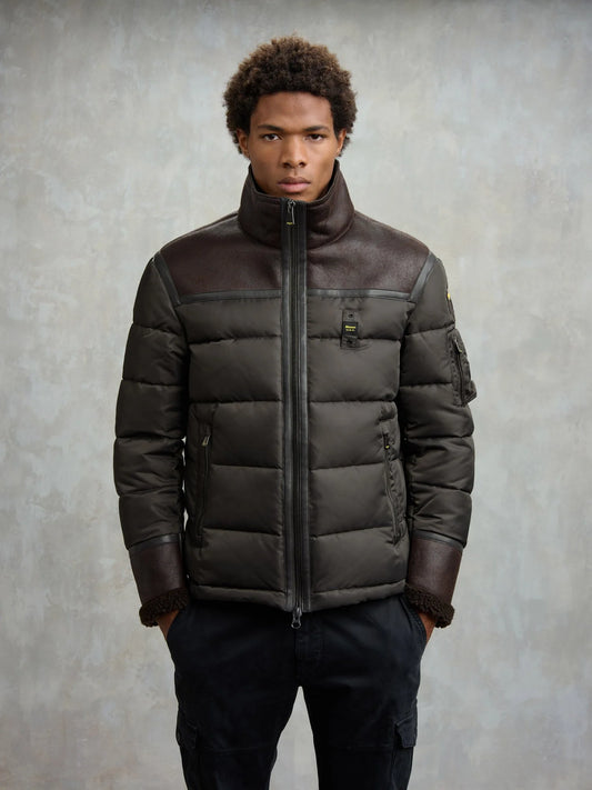 BLAUER
GIUBBETTO NYLON E MONTONE ECO ORGAN 25WBLUC02028 007280