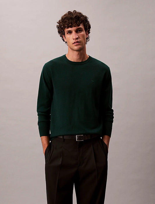 CALVIN KLEIN
MAGLIONE CLASSICO IN LANA MERINO LV04LB305G