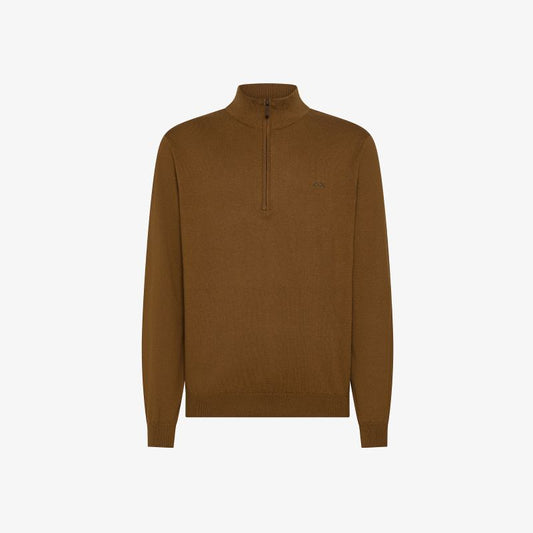 SUN68
MAGLIA IN COTONE E LANA CON ZIP K45107