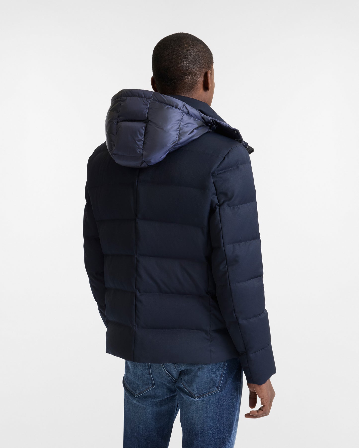 HARMONT&BLAINE
PIUMINO IN LANA TECNICA CON CAPPUCCIO K0P291 0406541