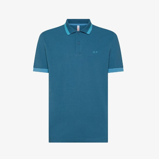 SUN68
POLO BIG STRIPES ON COLLAR S/S A35112