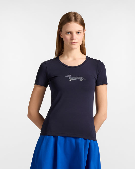 HARMONT&BLAINE
T-SHIRT CON BASSOTTO STRASS IMPD91 021789