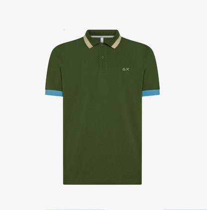 SUN68
POLO BIG STRIPES ON COLLAR S/S A35112