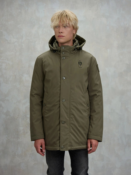 BLAUER
PARKA CON CAPPUCCIO REMOVIBILE CHESTER 25WBLUK03142 005480