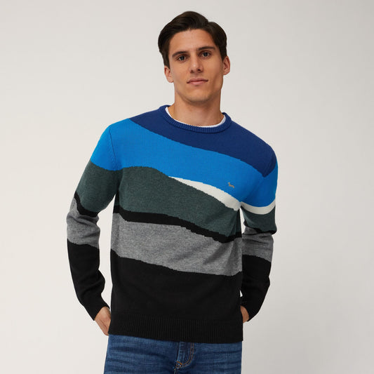 HARMONT&BLAINE
PULLOVER A BANDE MULTICOLOR HRM703 031029.