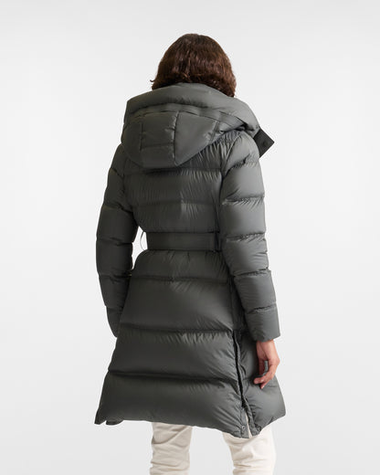 HARMONT&BLAINE
PIUMINO LUNGO CON CINTURA E INSERTI IN TESSUTO TECNICO K0PD60 0406581