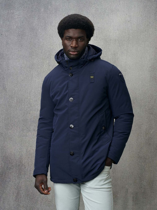 BLAUER
PARKA CON CAPPUCCIO REMOVIBILE CHESTER 24WBLUK03035 005553