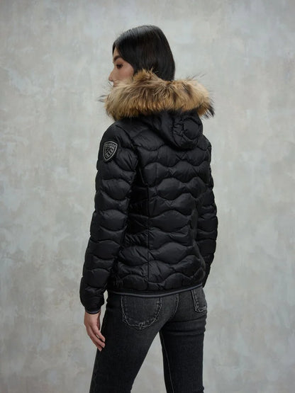 BLAUER
PIUMINO CON BORDO IN PELLICCIA ALDIE 25WBLDC03096 006047