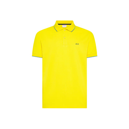 SUN68 POLO SMALL STRIPE ON COLLAR A36111