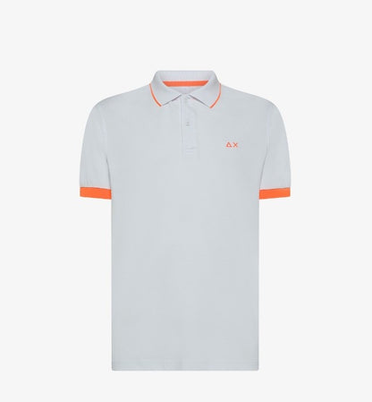 SUN68
POLO SMALL STRIPES FLUO S/S A35120