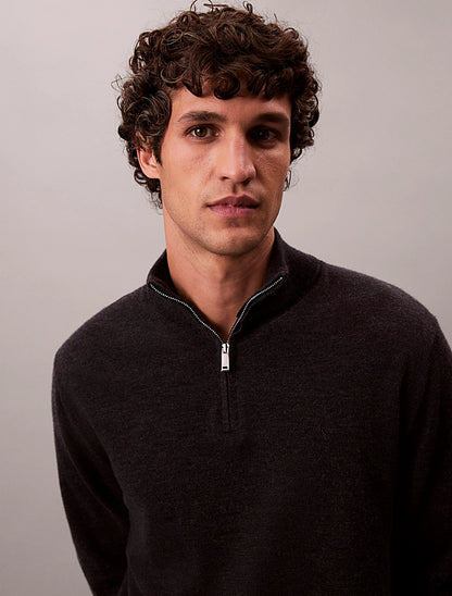 CALVIN KLEIN
MAGLIONE IN LANA MERINO CON ZIP A 1/4 LV04LD318G