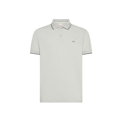 SUN68 POLO SMALL STRIPE ON COLLAR A36111