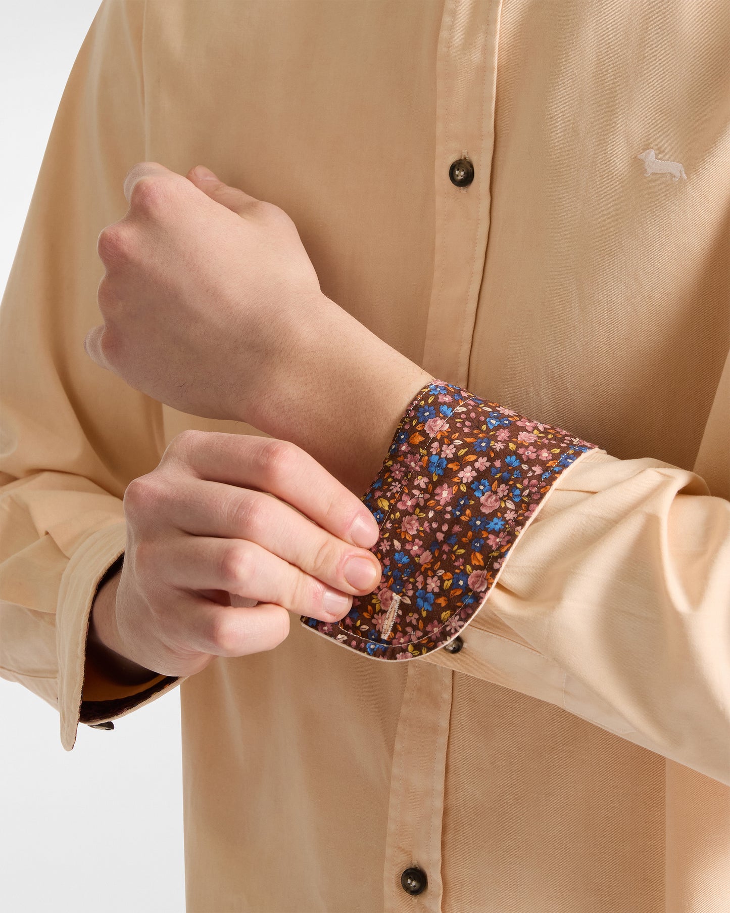 HARMONT&BLAINE
CAMICIA IN GABARDINE CAPSULE EARTH DYE CRP011 013607M