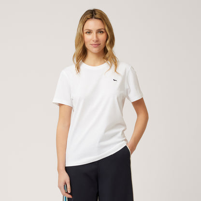 HARMONT&BLAINE
T-SHIRT CON RICAMO BASSOTTO I0ND92 021055
