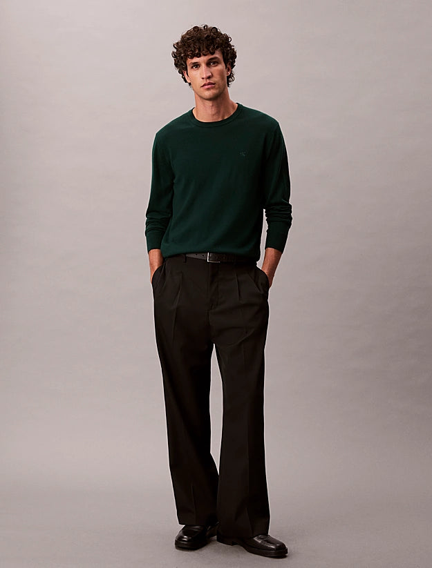 CALVIN KLEIN
MAGLIONE CLASSICO IN LANA MERINO LV04LB305G